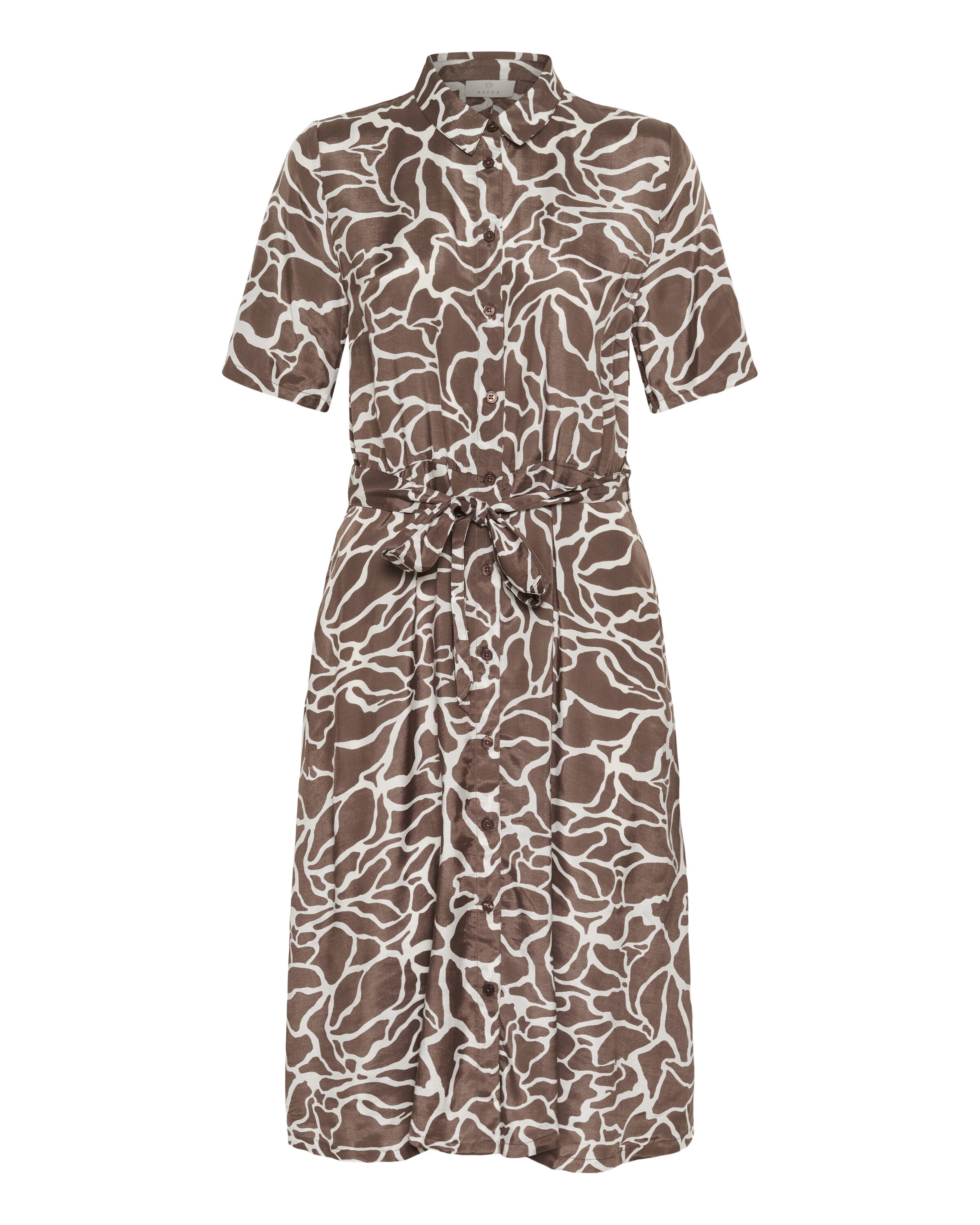 Kaffe Blusekjole 'Emine' i beige: forside