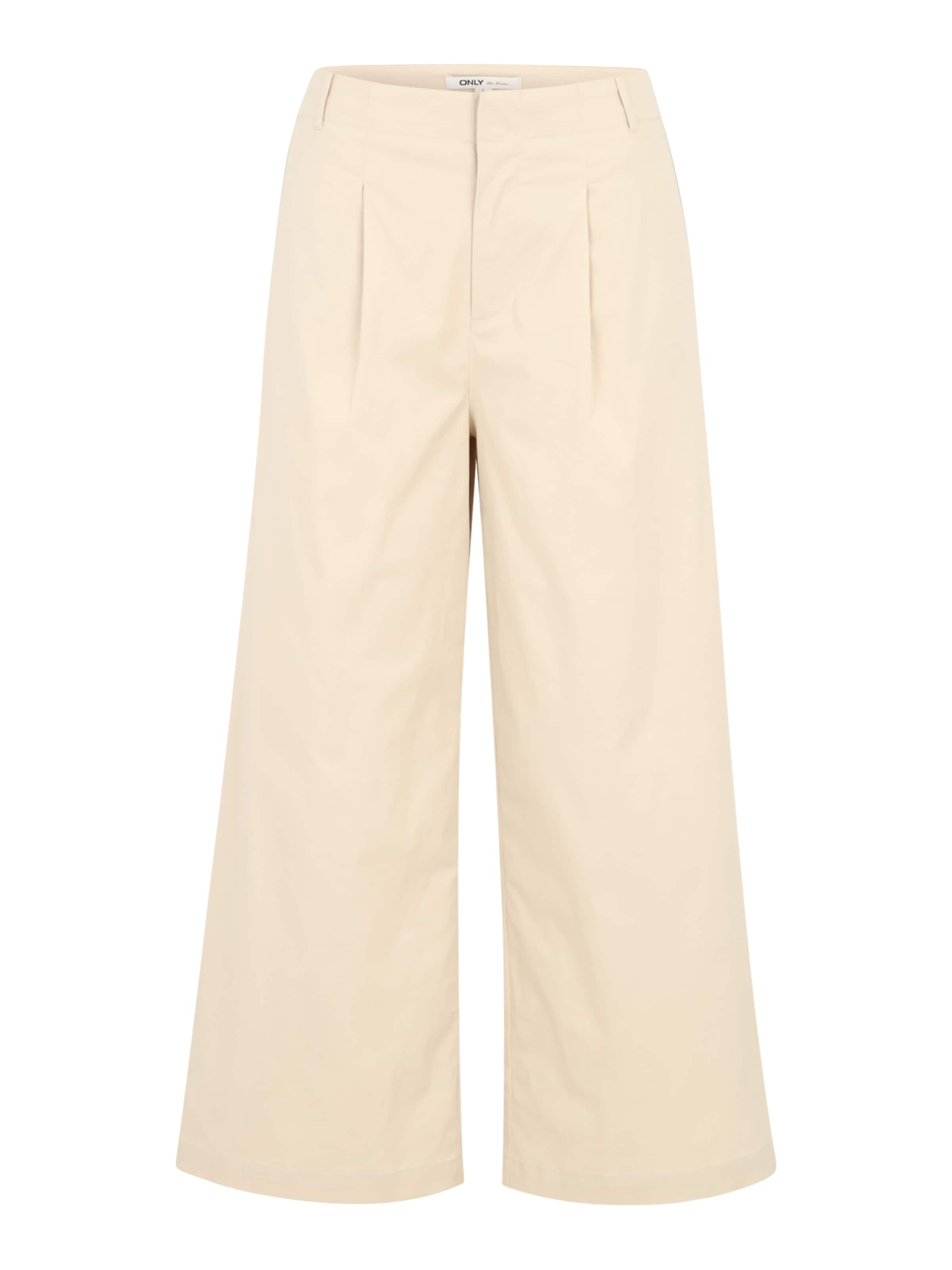 Only Petite - Pierna ancha Pantalón plisado 'ONLTANNY' en blanco: frente