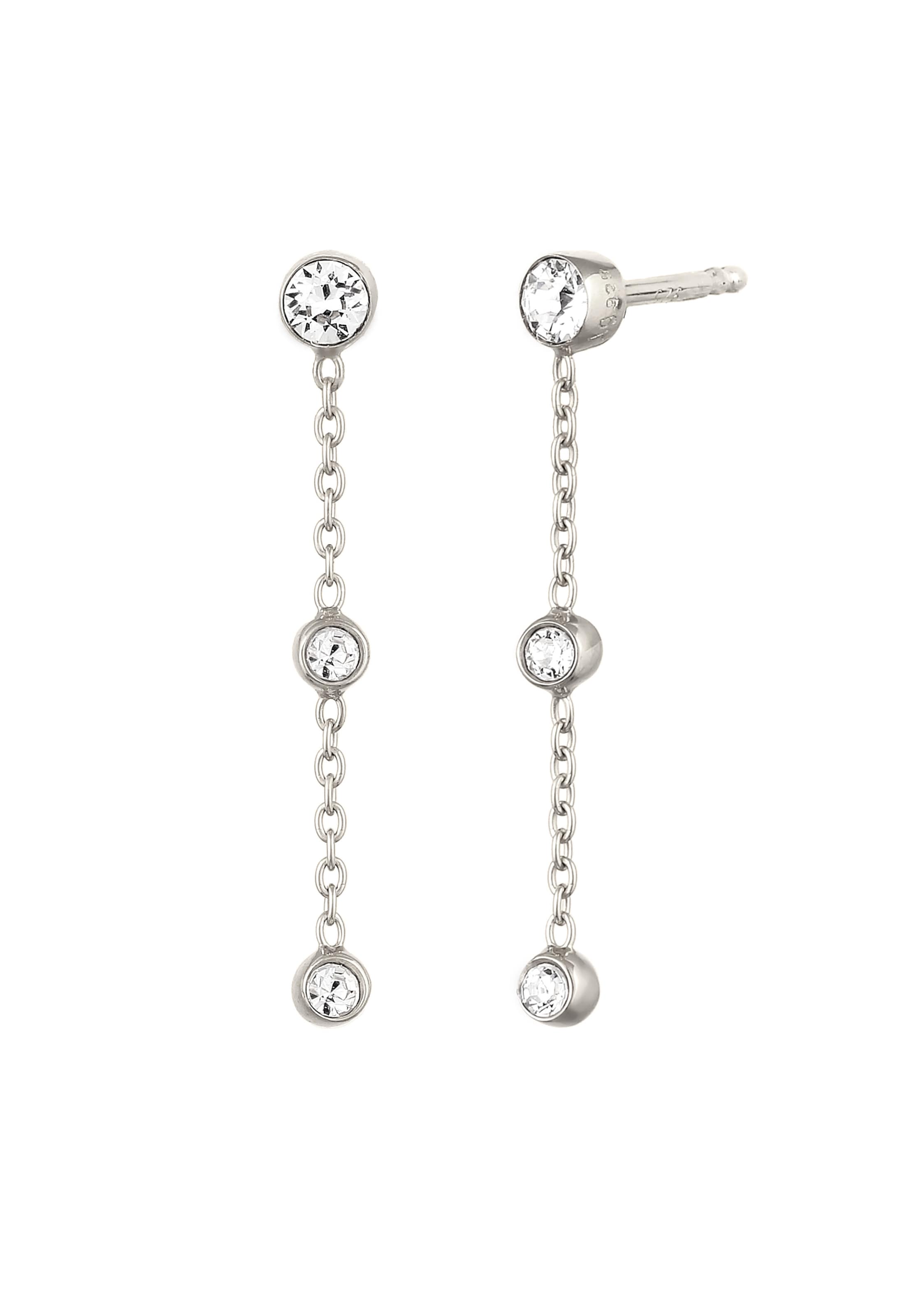 ELLI Ohrringe in Silber: Vorderseite