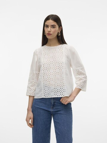 VERO MODA Blouse 'IGA' in Wit: voorkant