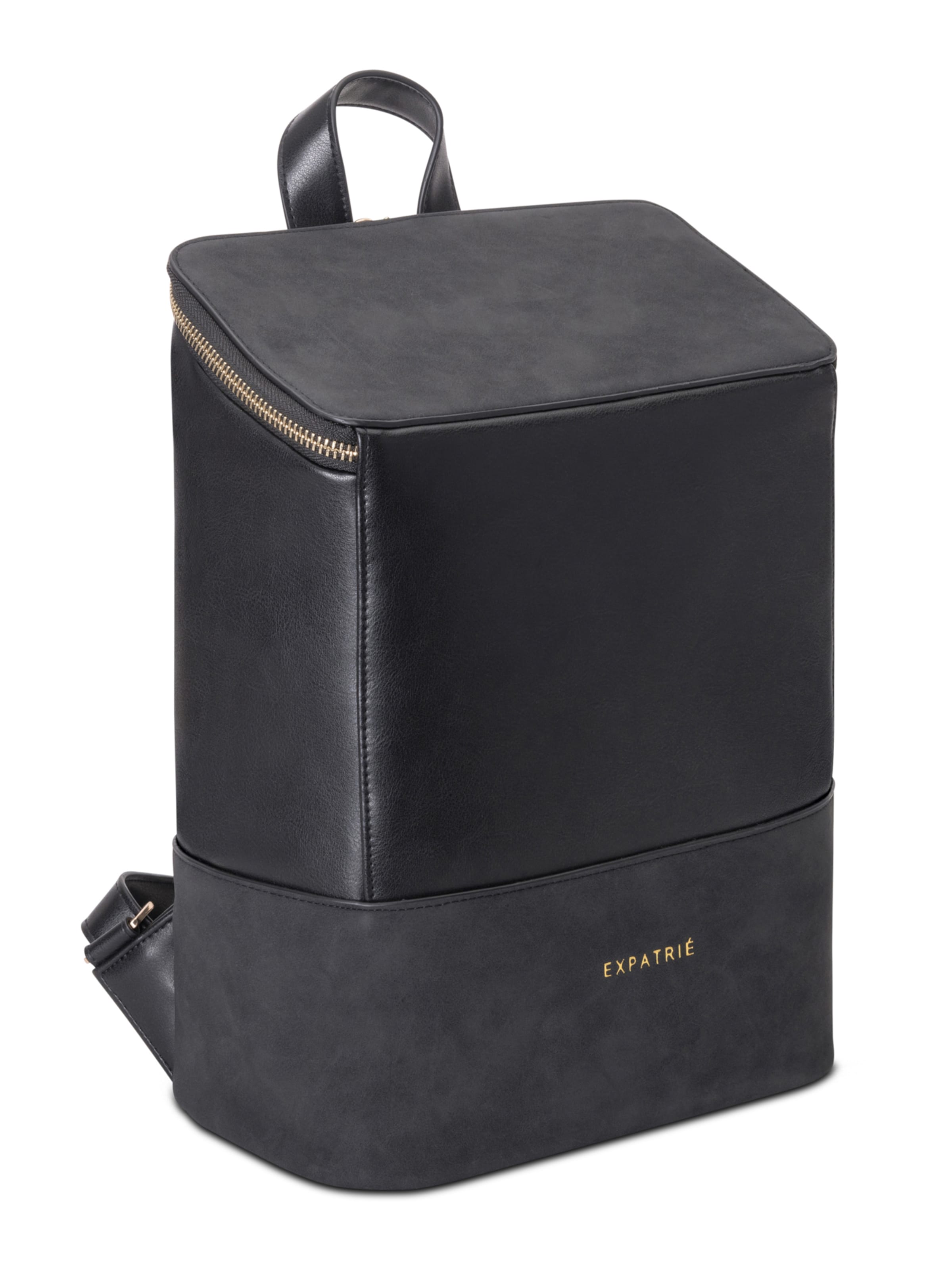 Expatrié Backpack 'Malou' in Black: front