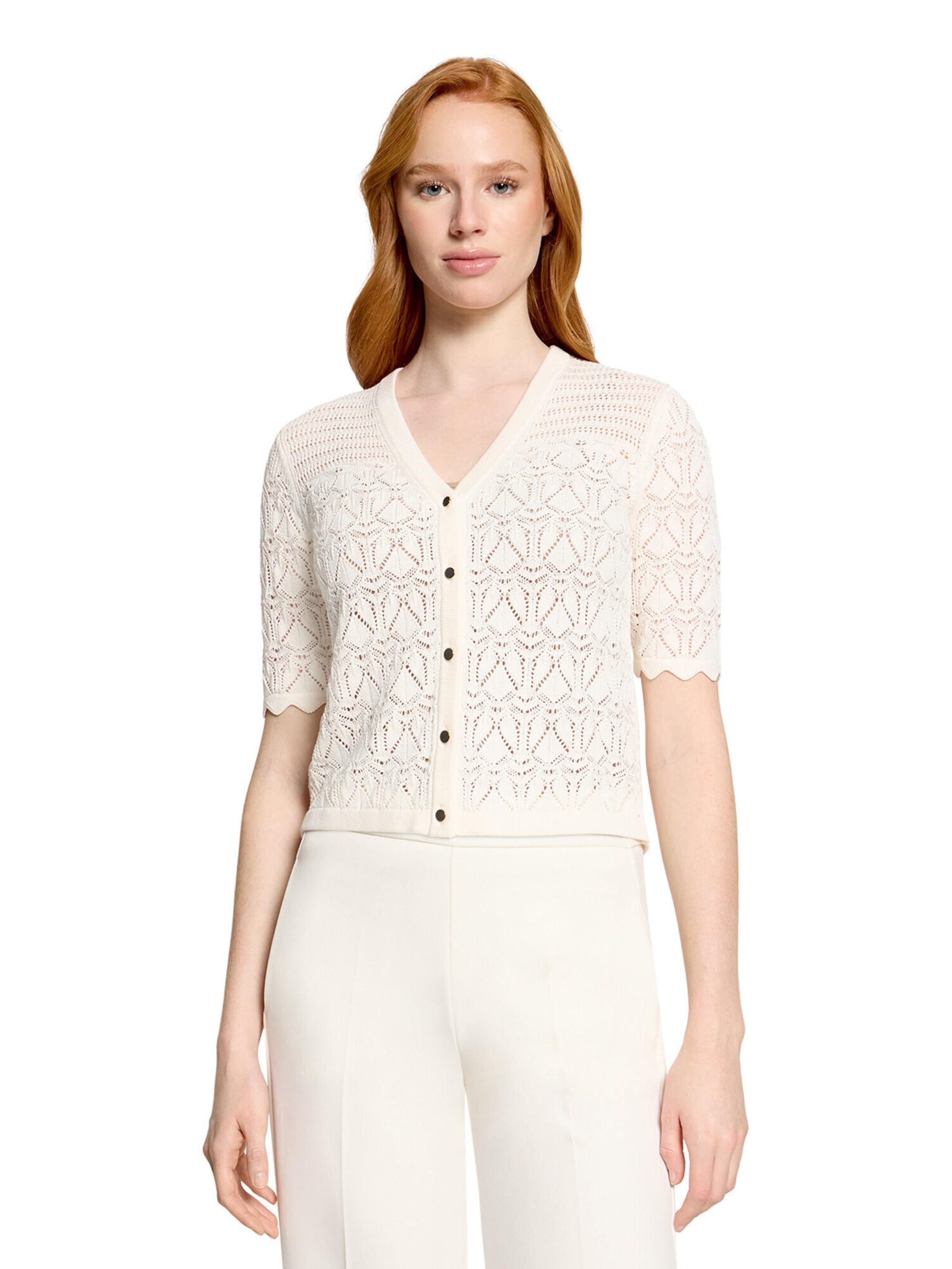 Giacchetta di Vera Mont in bianco: frontale