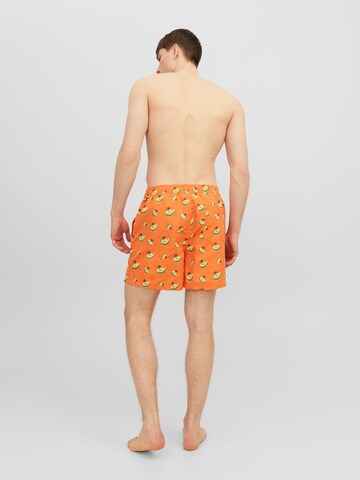 Pantaloncini da bagno 'Fiji' di JACK & JONES in arancione