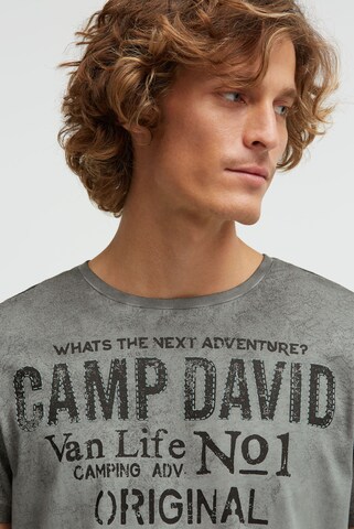 CAMP DAVID Shirt in Grey