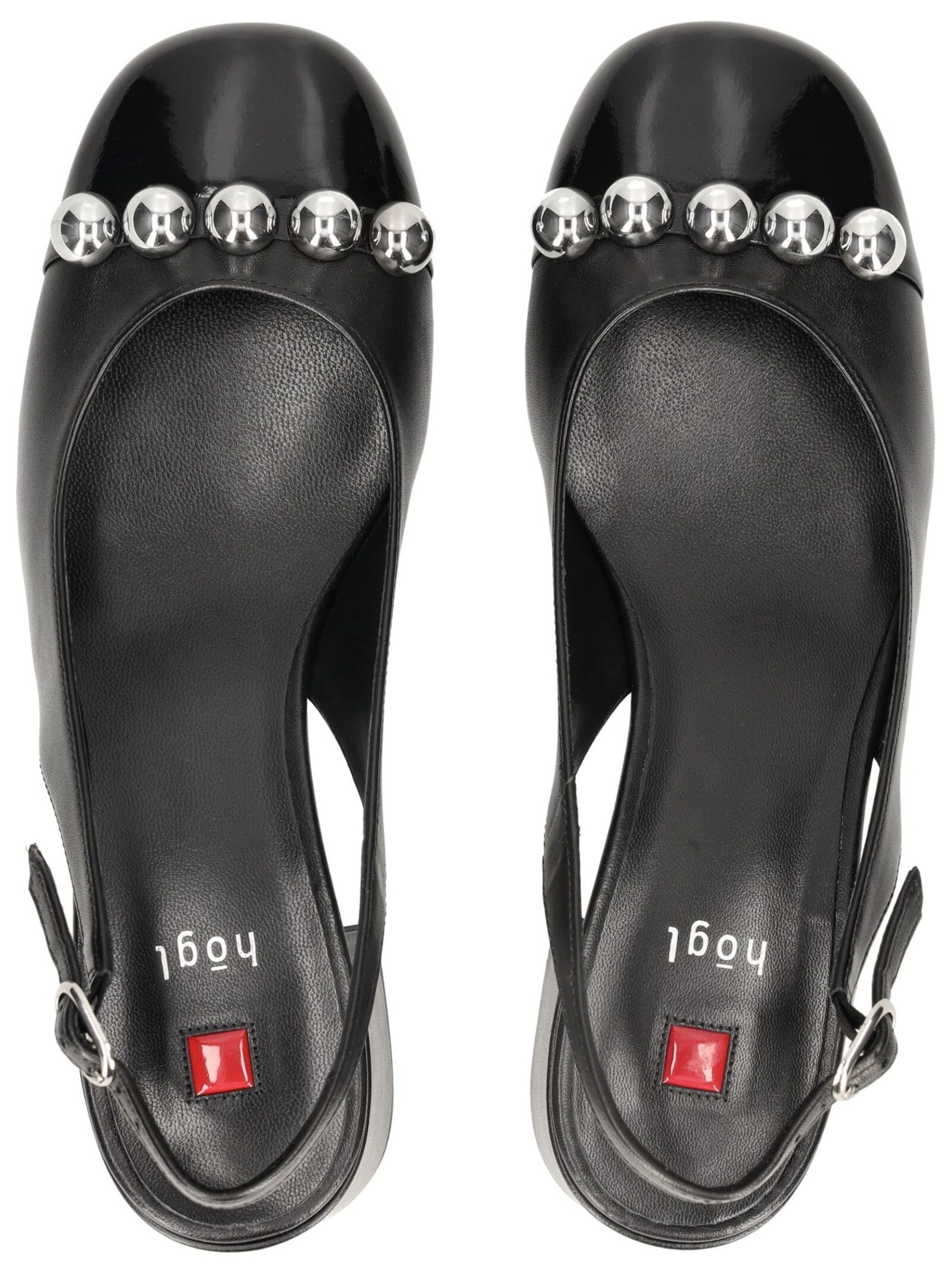 Décolleté sling di Högl in nero