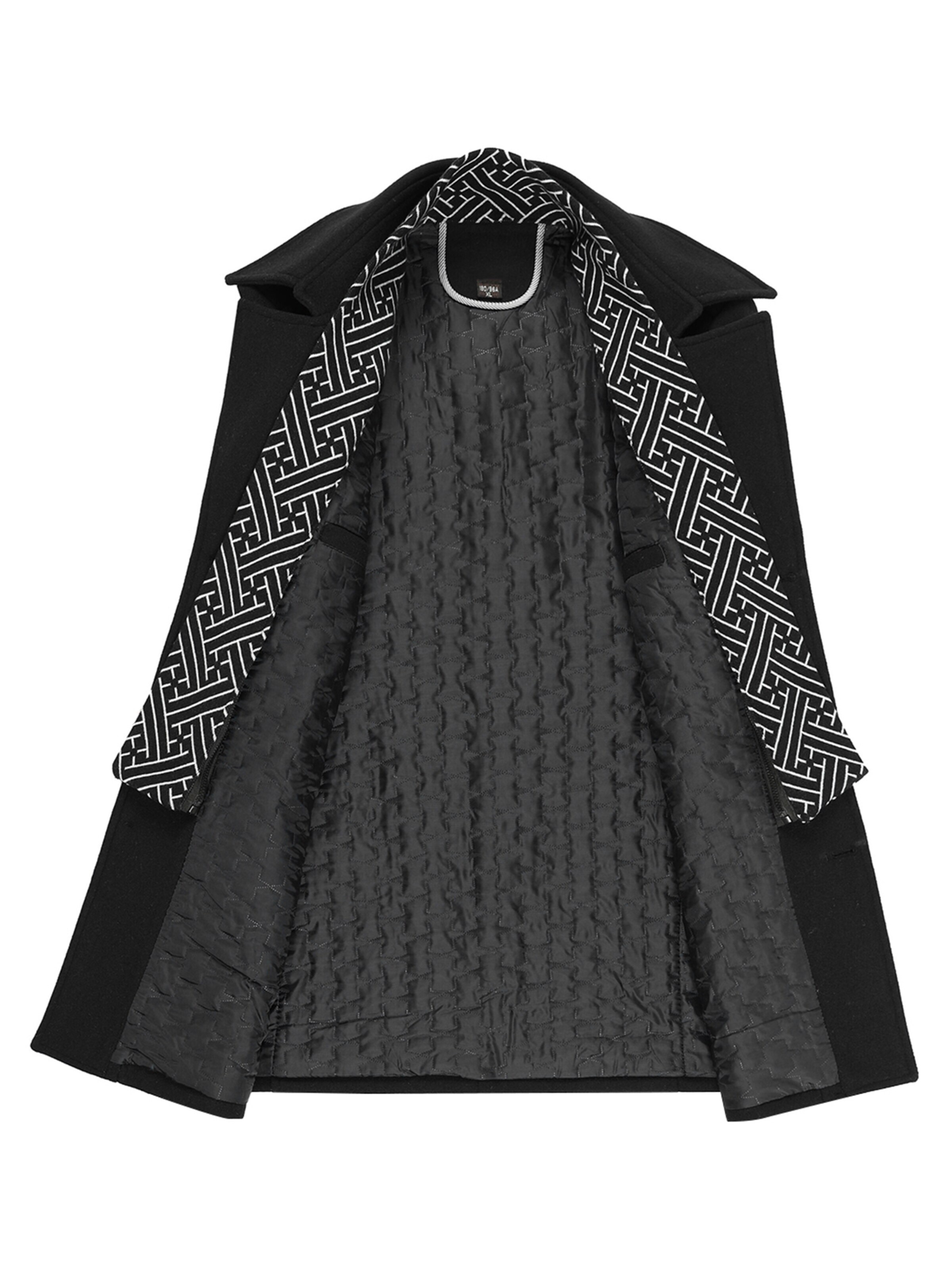 YOUTHUP Winter Coat in Black