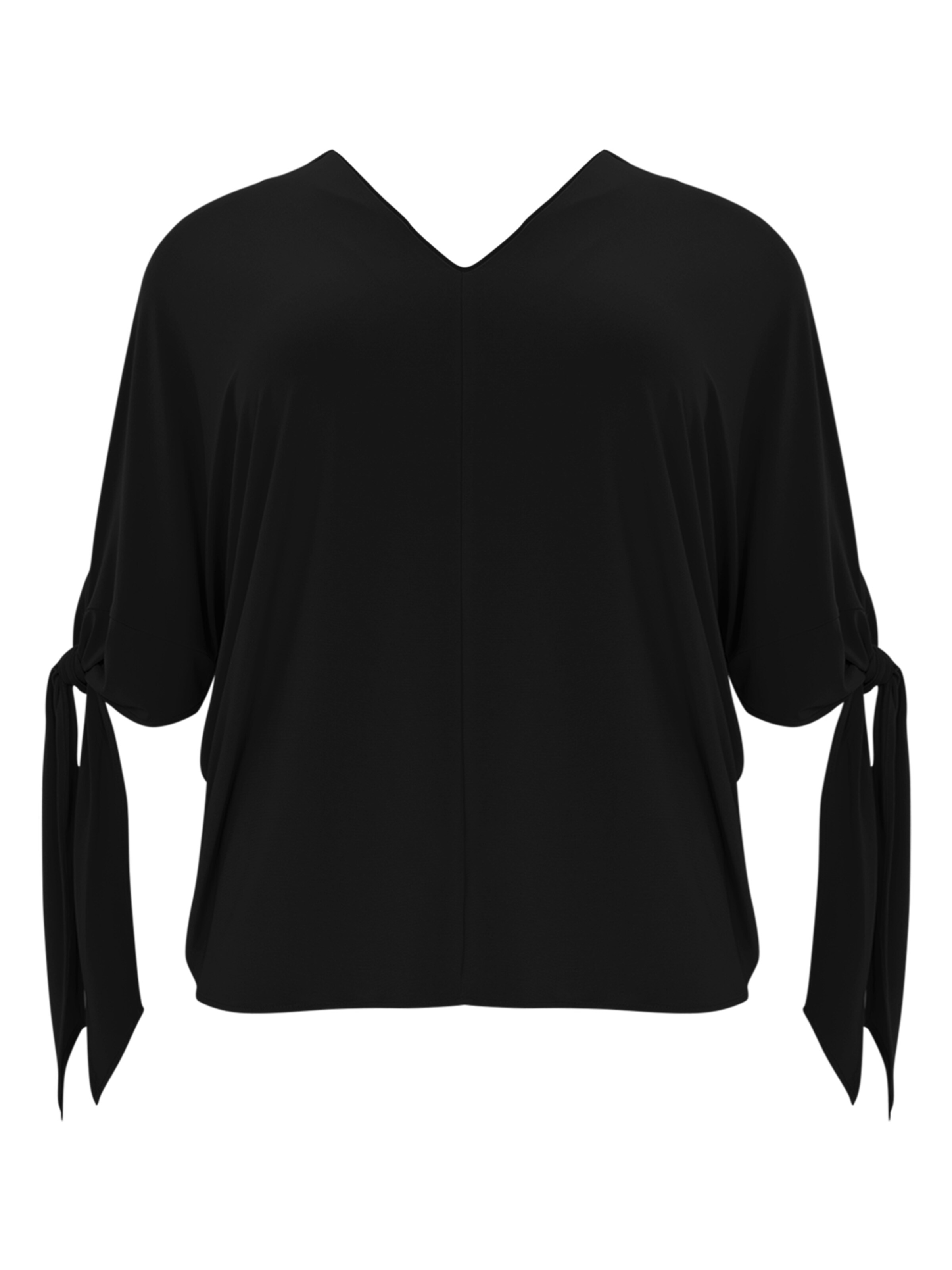 YOEK Bluse in Schwarz: Vorderseite