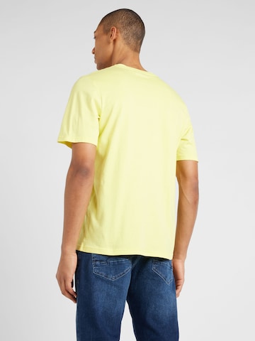 JACK & JONES T-Shirt 'MAP' in Gelb