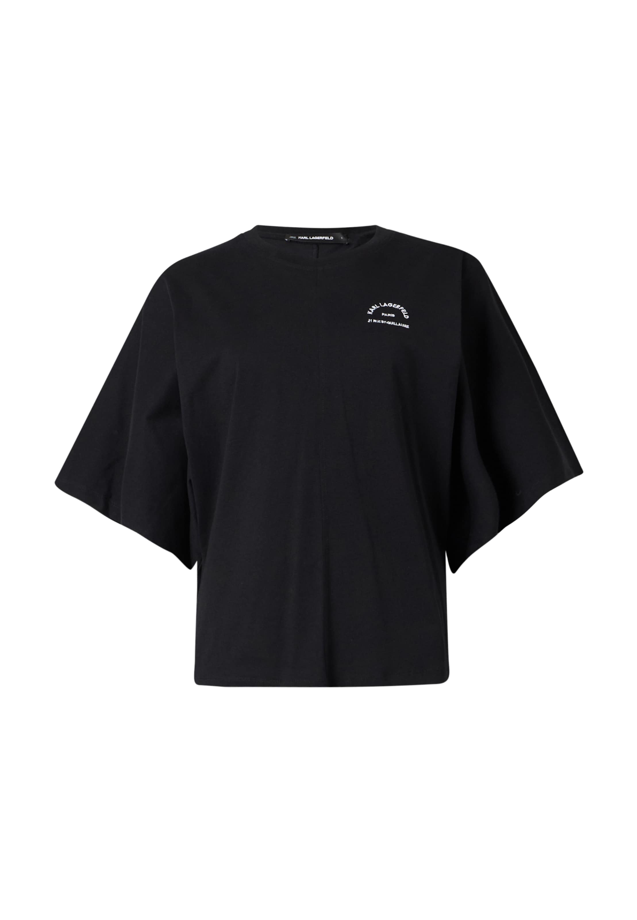Karl Lagerfeld - Camiseta en negro: frente