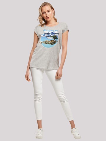 F4NT4STIC Shirt 'Yes Chrome Island' in Grijs