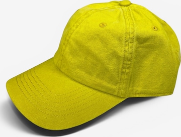 Kumixi Cap 'Vintage' in Gelb: Vorderseite