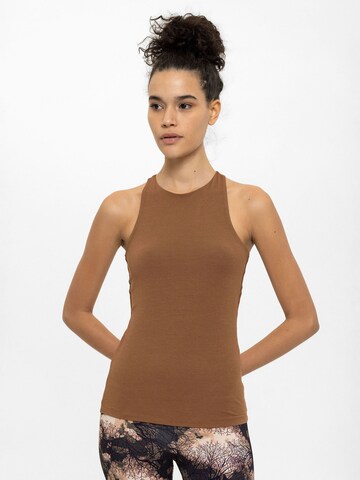 Anou Anou Top in Braun: Vorderseite