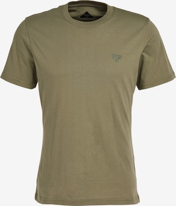 Barbour Beacon T-shirt i grön: framsida