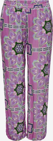 ONLY Carmakoma Wide leg Pants in Purple: front