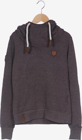 naketano Sweatshirt & Zip-Up Hoodie in S in Grey: front