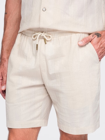 Ombre Regular Pants in Beige
