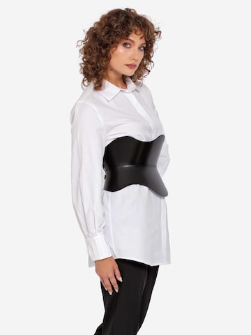 Haute Cuir Riem in Zwart