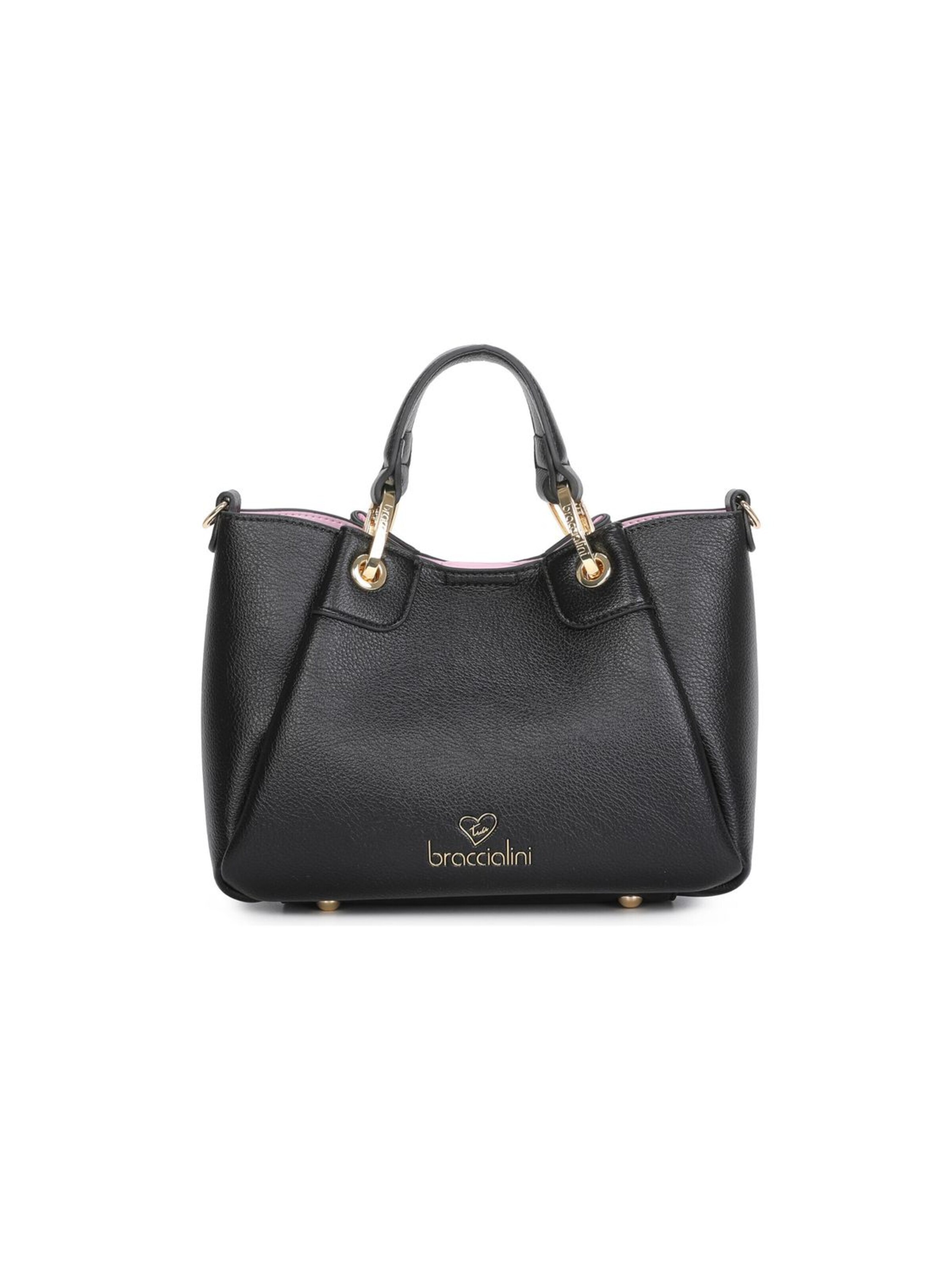 Borsa a mano 'Amy' di Braccialini in nero: frontale