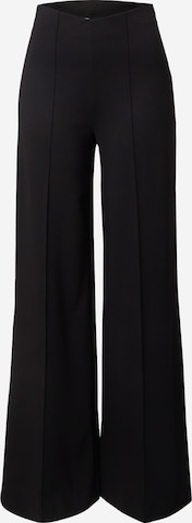 Guido Maria Kretschmer Women Trousers with creases 'Dana' in Black: front