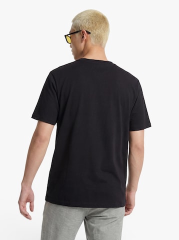 JACK & JONES Majica 'JORCATSKILLS' | črna barva