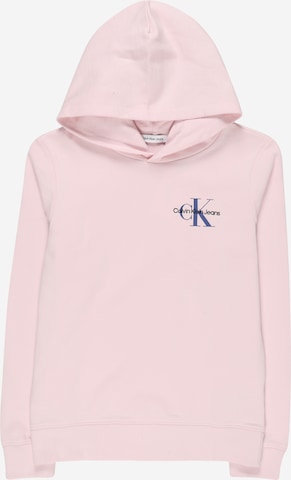 Calvin Klein Jeans Sweatshirt in Pink: predná strana