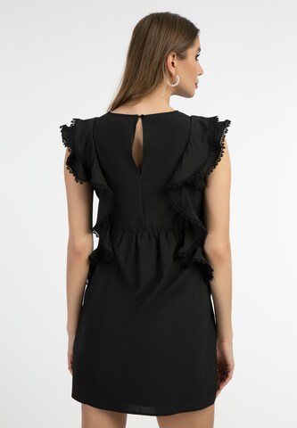 Rochie de la faina pe negru