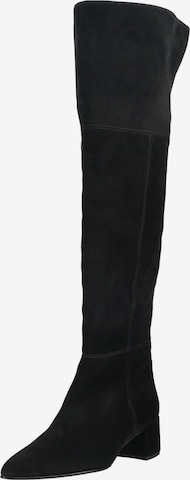 Overknee di Högl in nero: frontale
