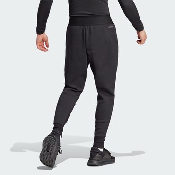 ADIDAS SPORTSWEAR Tapered Workout Pants 'Z.N.E. Premium' in Black