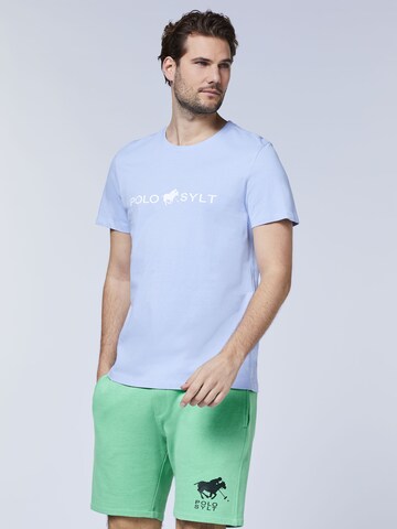 Polo Sylt T-Shirt in Blau: predná strana