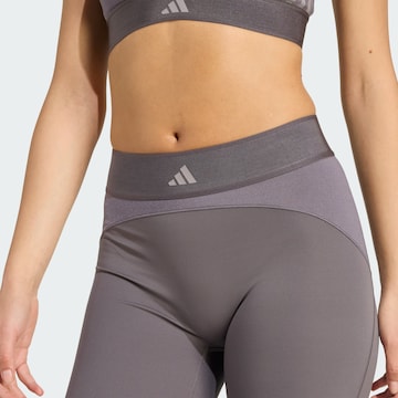 Skinny Pantalon de sport 'Hyperglam' ADIDAS PERFORMANCE en gris