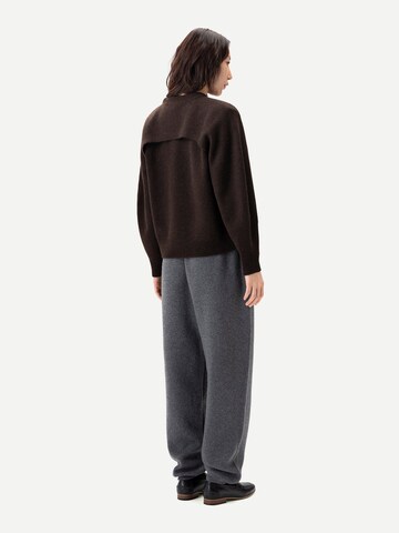 GOBI Cashmere Pullover 'Cashmere Crewneck Twin Set'‌‌‌‌‌‌‌‌‌ in Braun