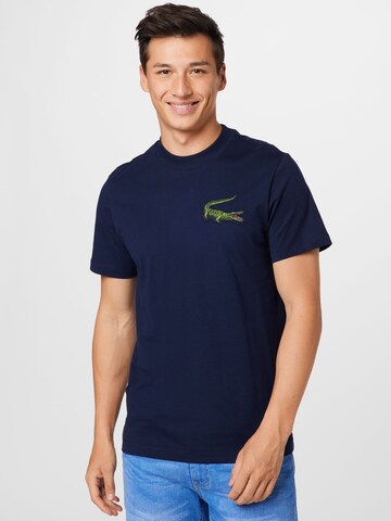 LACOSTE Tričko – modrá: přední strana