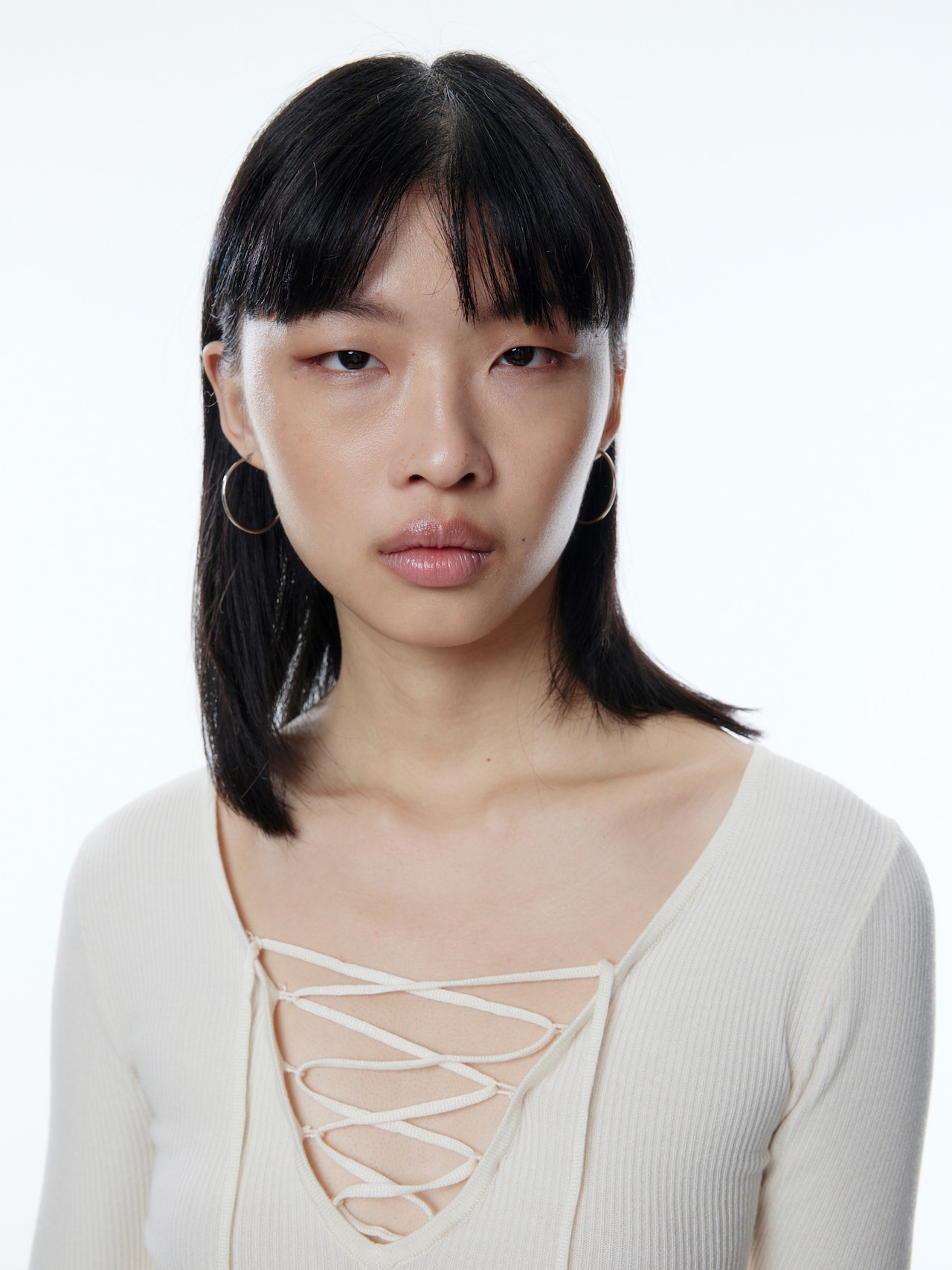 EDITED Jersey 'Faralda' beige