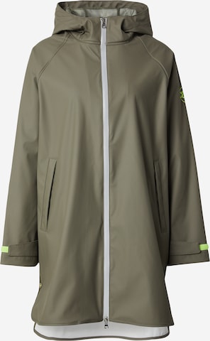 Cappotto funzionale 'MAREMMA' di No. 1 Como in verde: frontale