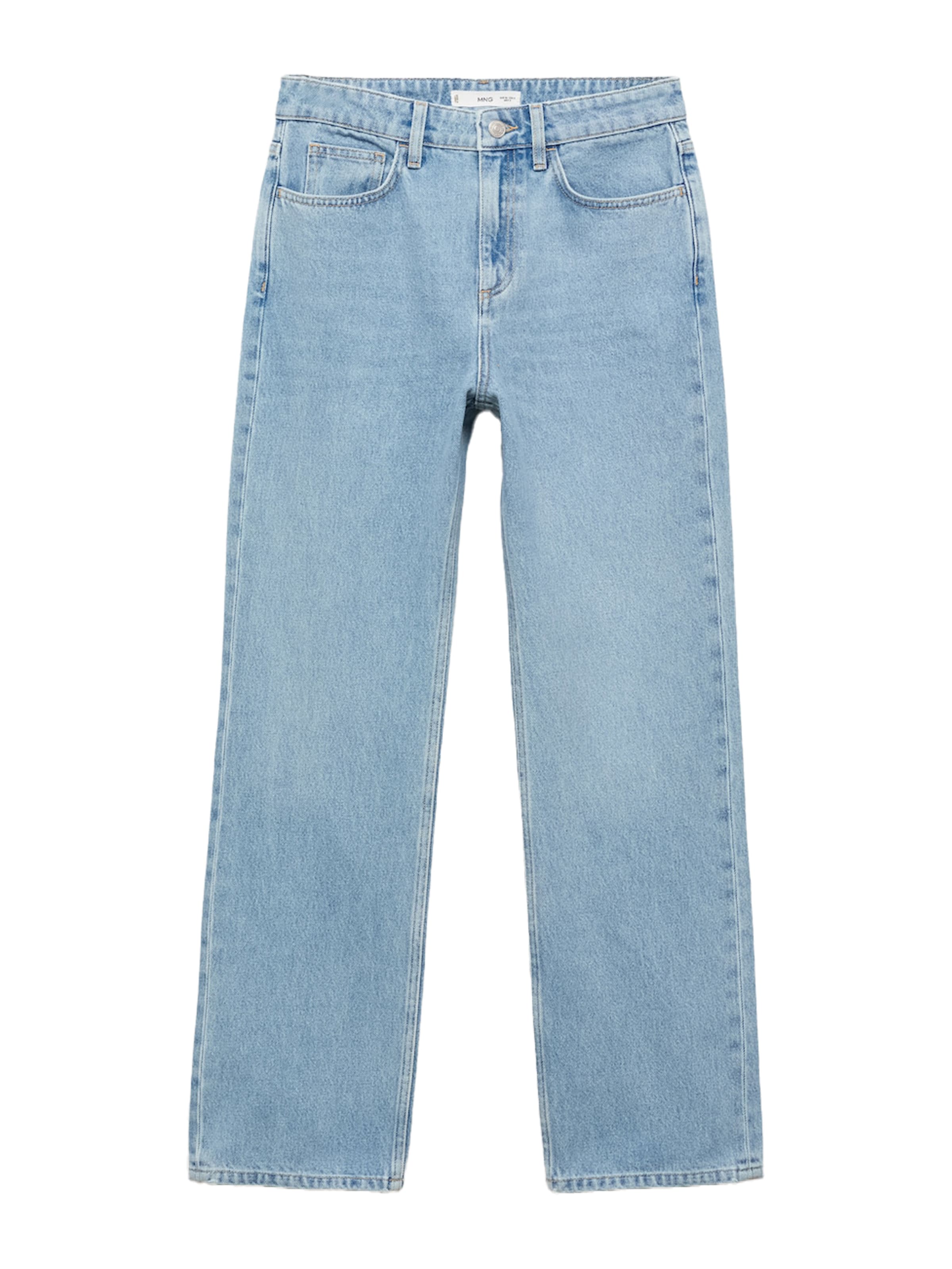 MANGO Štandardný strih Džínsy 'MATILDA' - Modrá: predná strana