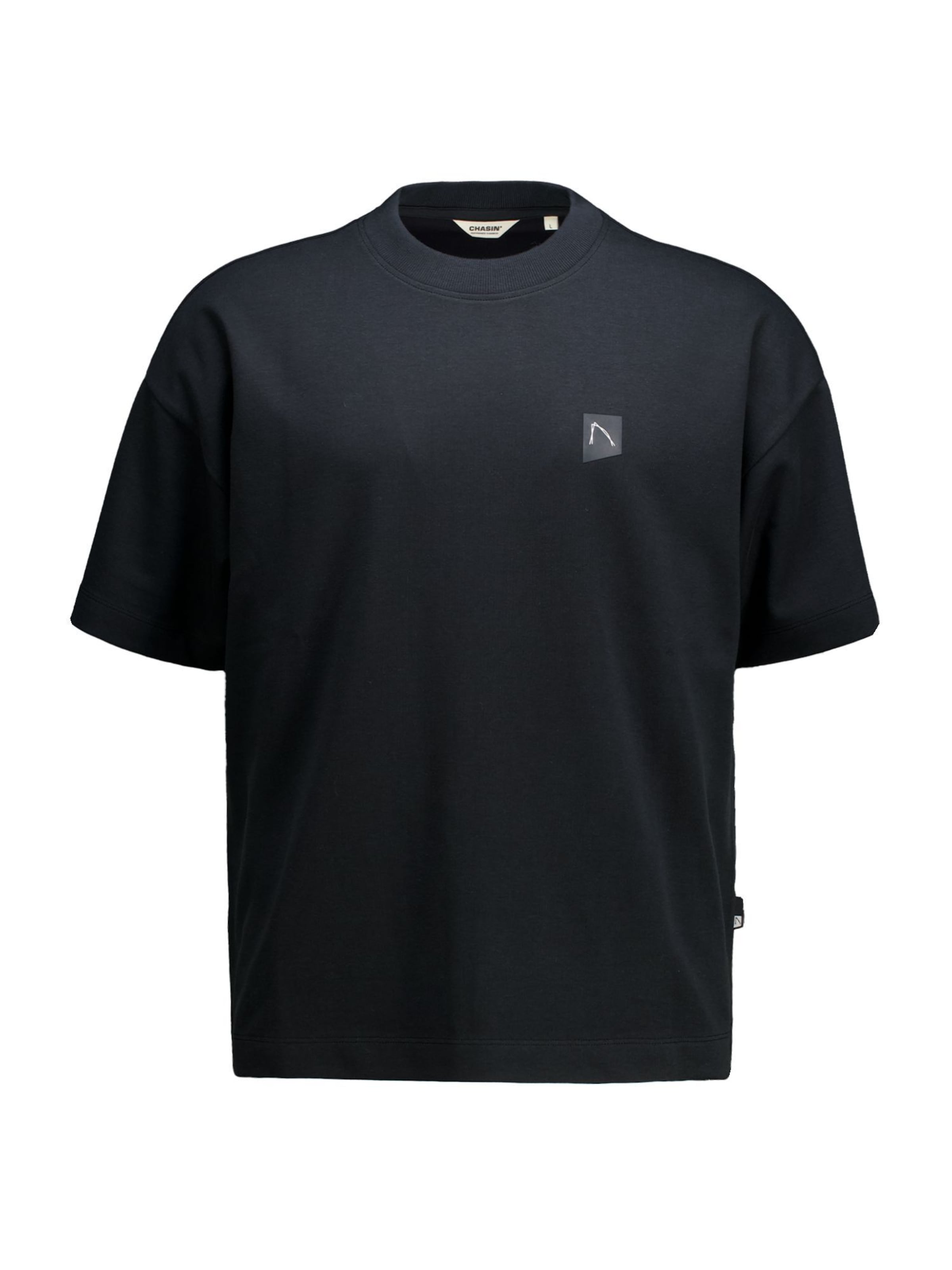 T-Shirt CHASIN' en noir : devant