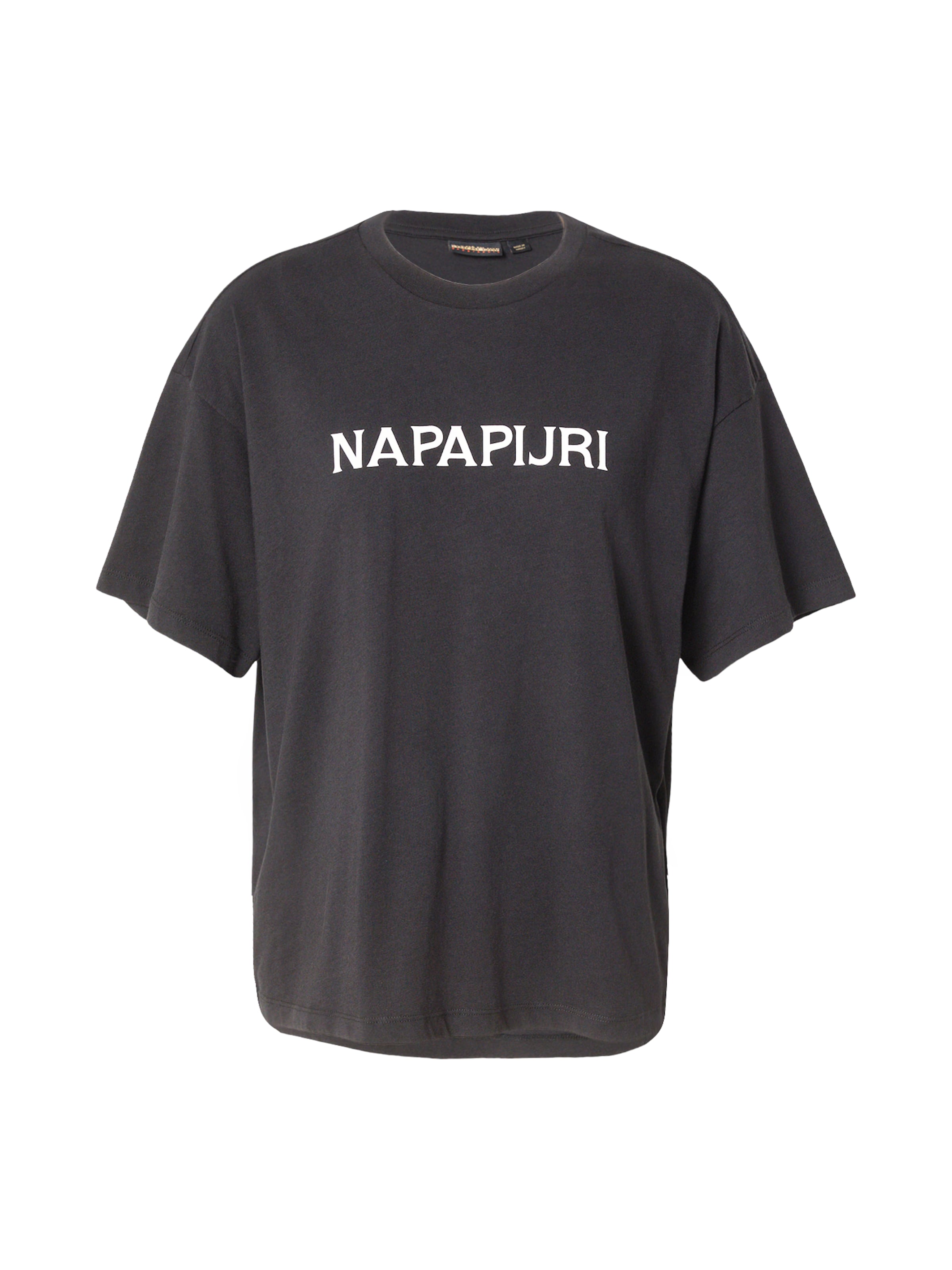 NAPAPIJRI - Camiseta 'DEBANT' en negro: frente