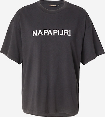 NAPAPIJRI - Camiseta 'DEBANT' en negro: frente