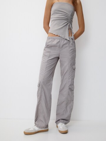 regular Pantaloni cargo di Pull&Bear in lilla: frontale