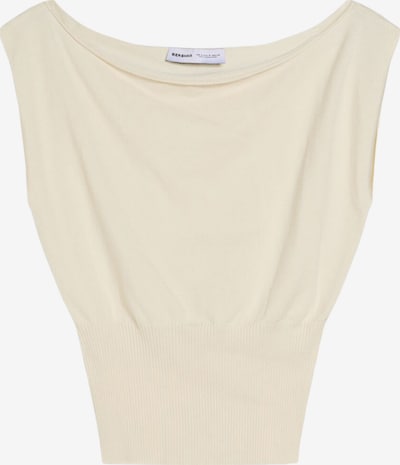 Bershka Neuletoppi värissä ecru, Tuotenäkymä