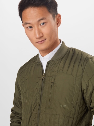 Only & Sons Jacke 'ONSVINCENT LIFE QUILTED JACKET OTW' in Grün