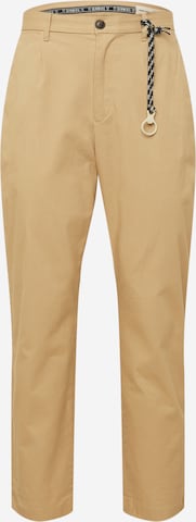 TOM TAILOR DENIM Regular Chino trousers in Beige: front