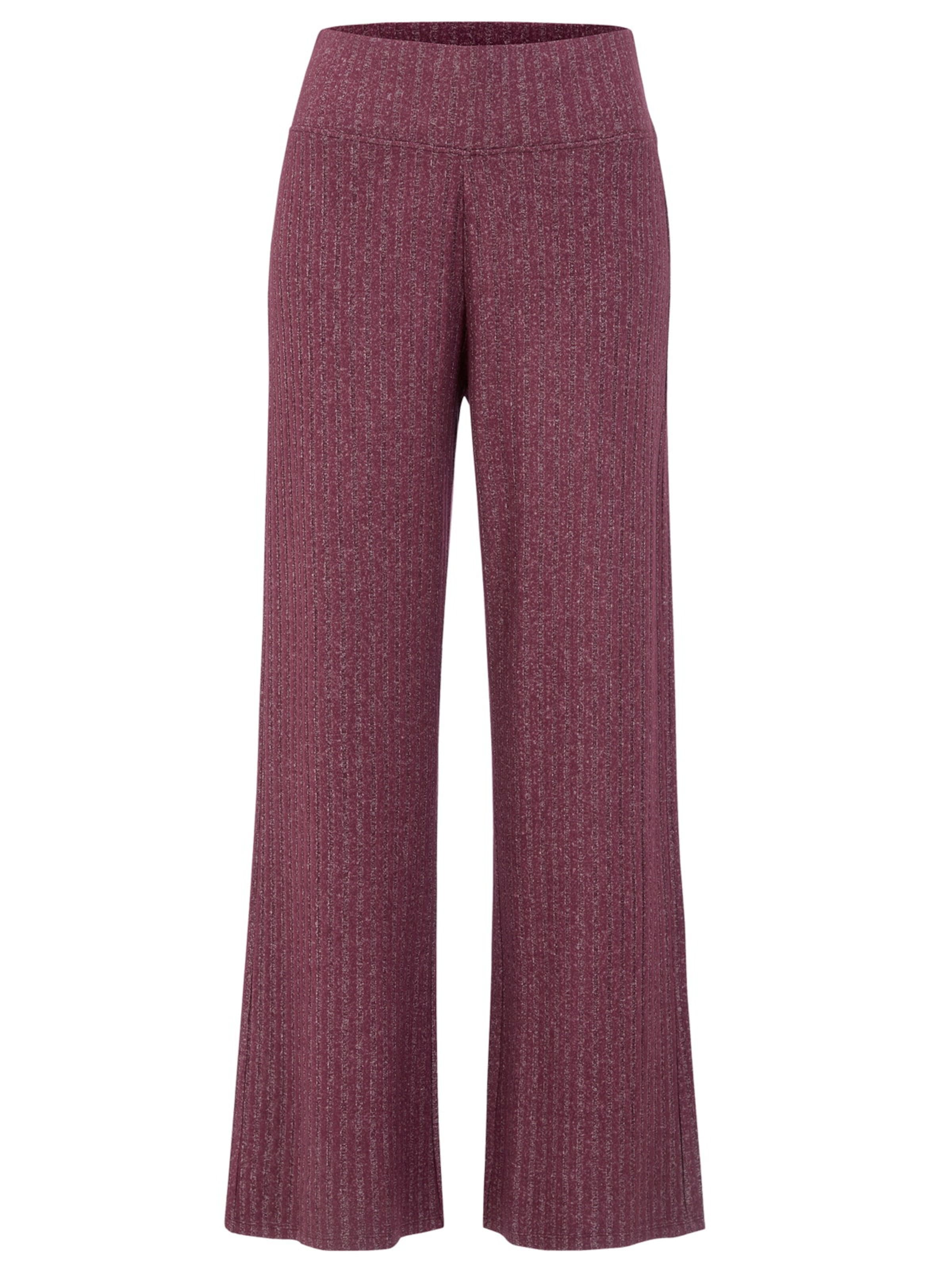 Cellbes of Sweden Wide leg Broek in Lila: voorkant