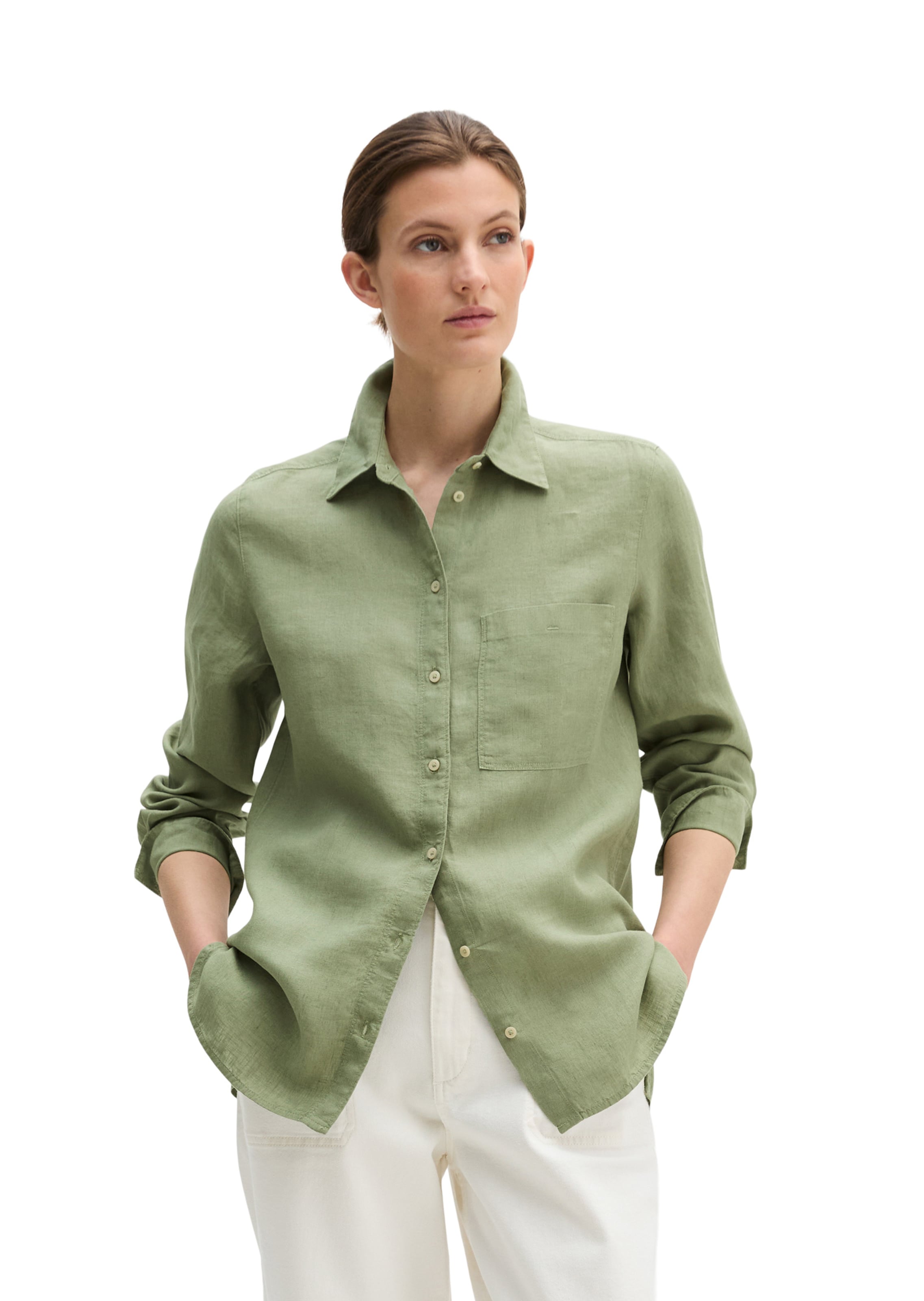 Marc O'Polo Blouse in Green: front