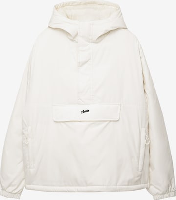 Pull&Bear Prechodná bunda 'STWD' - Biela: predná strana