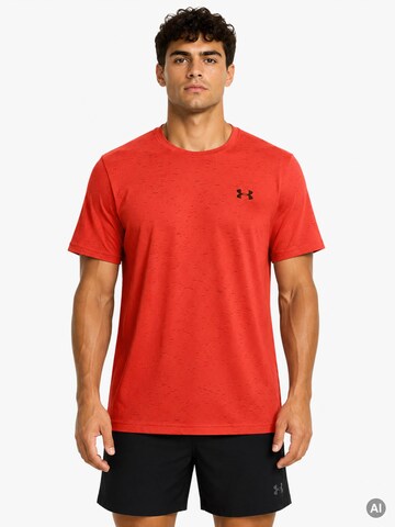 UNDER ARMOUR Performance Shirt 'Vanish Seamless' in Red