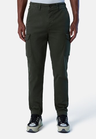 North Sails Regular Cargo Pants in Green: front