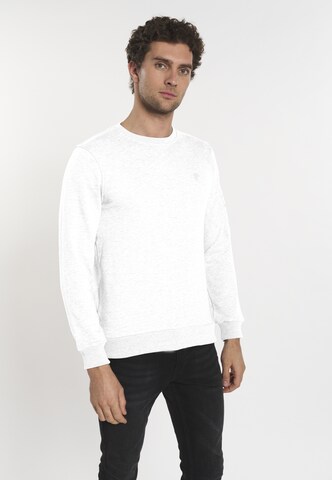 Sweat-shirt 'Bret' DENIM CULTURE en blanc