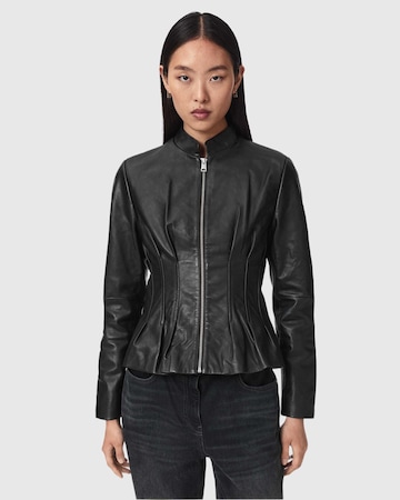 AllSaints Демисезонная куртка в Черный: спереди