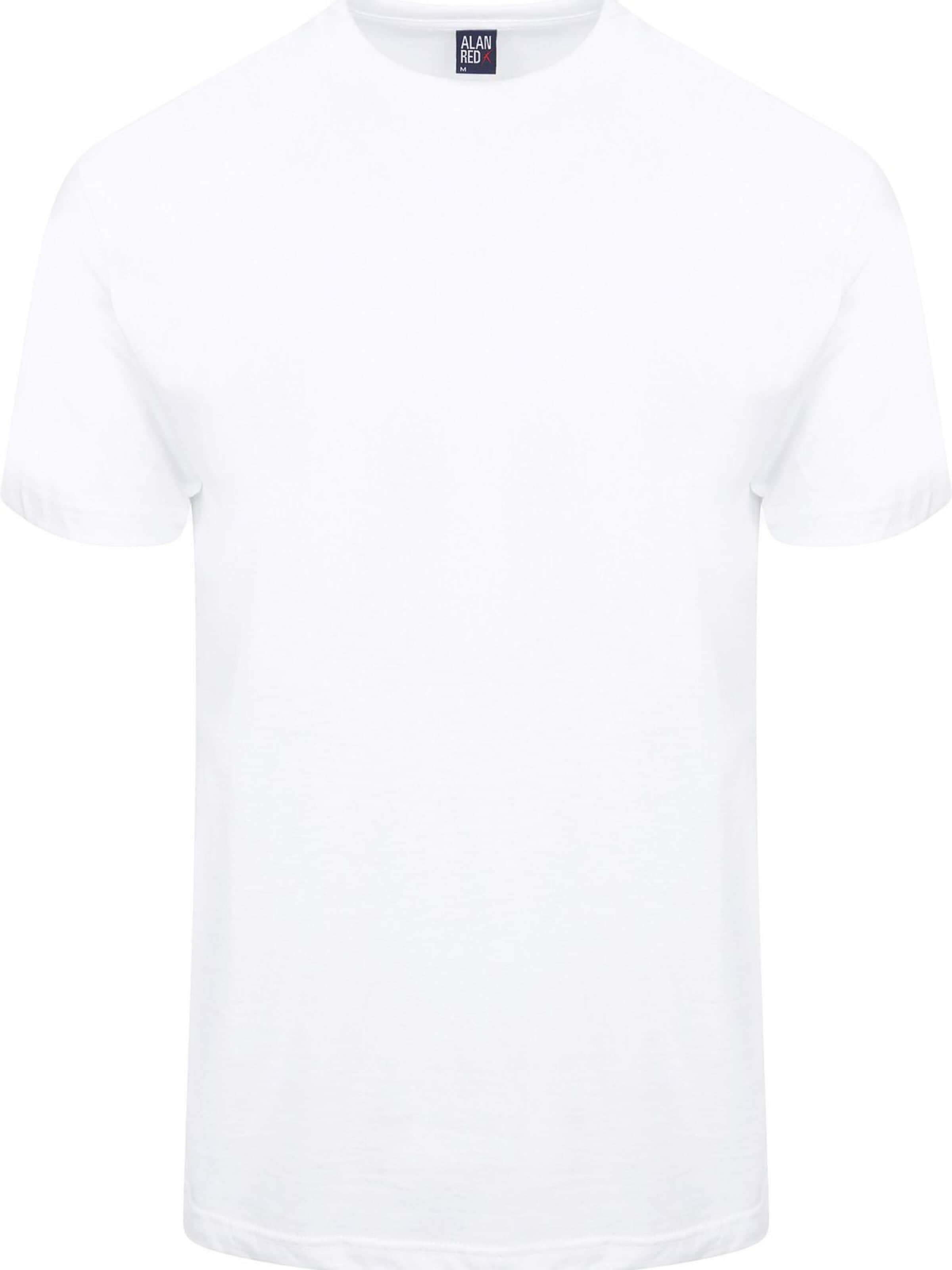 alan red Shirt in Wit: voorkant